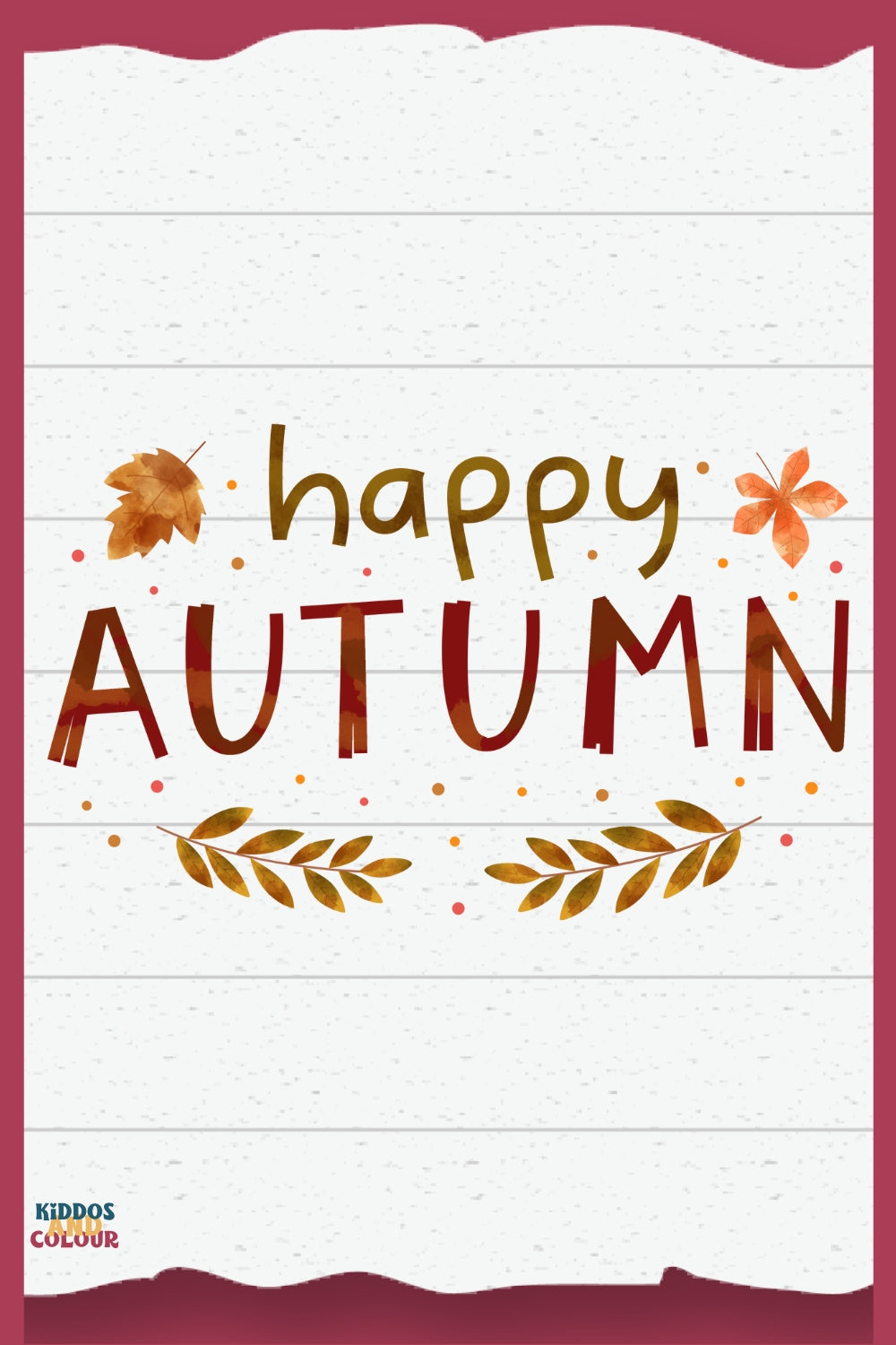 Autumn Activity Book for Kids: Fall Printable Workbook (Instant Download)