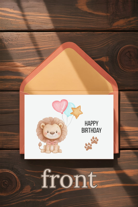 Printable Birthday Card and Gift Tags | Digital Download
