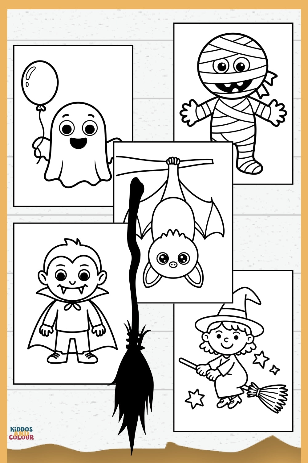 Halloween for Toddlers Colouring Book | 25 colouring Pages for Toddlers and Pre-schoolers | Activity Book | Digital Downloads