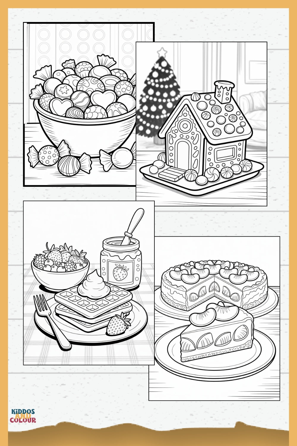 Sweet Treats Colouring Book: 30+ Dessert Pages for Kids (Digital Download)