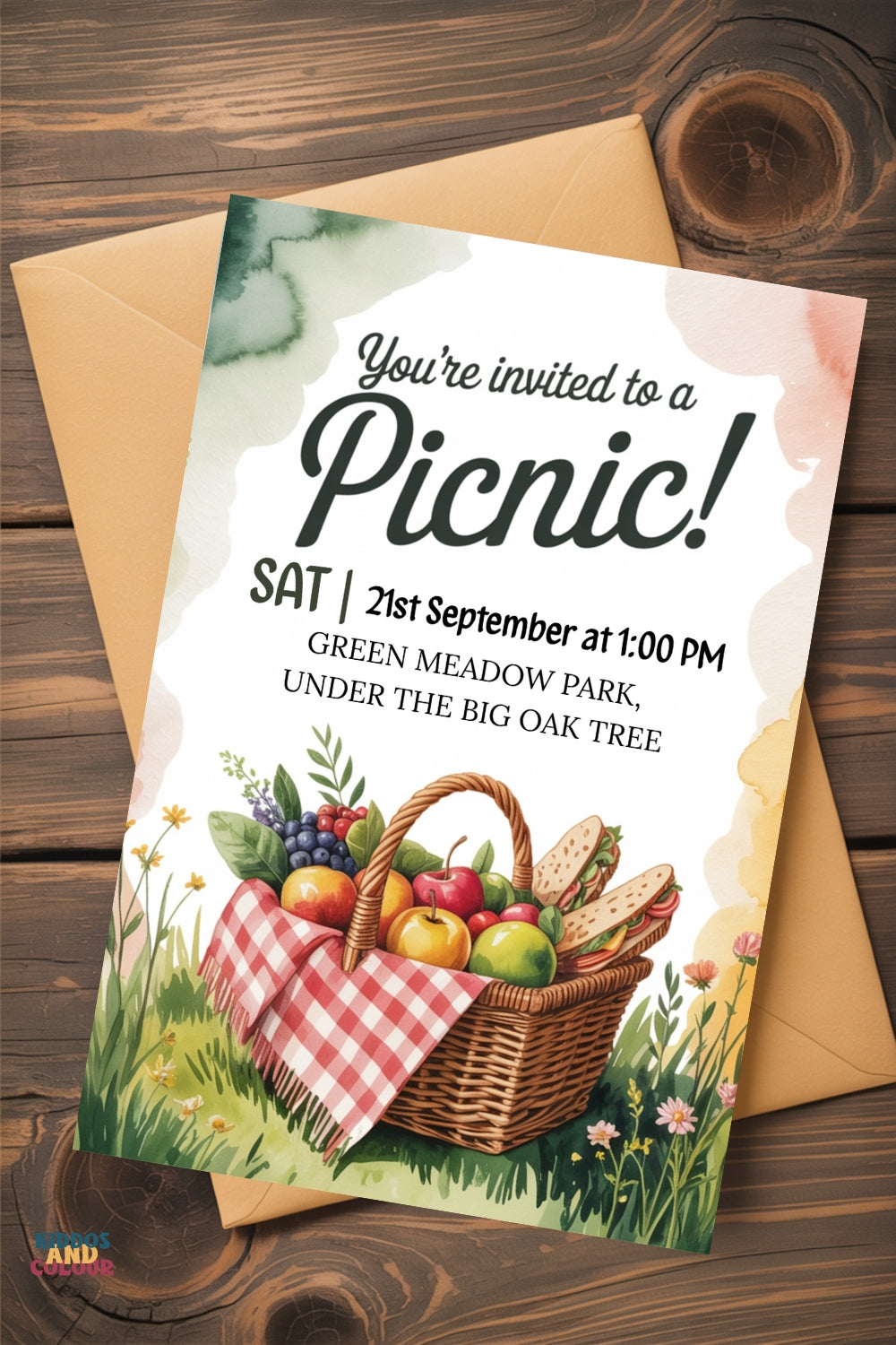 Picnic Planner Printable Kit | Family Picnic Packing List, Menu, Invitations & Outdoor Activity Guide