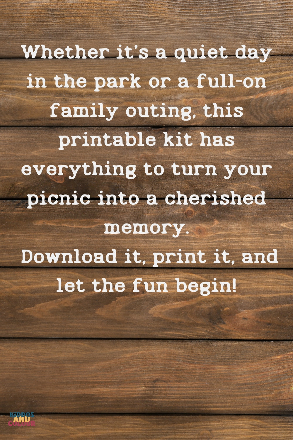 Picnic Planner Printable Kit | Family Picnic Packing List, Menu, Invitations & Outdoor Activity Guide