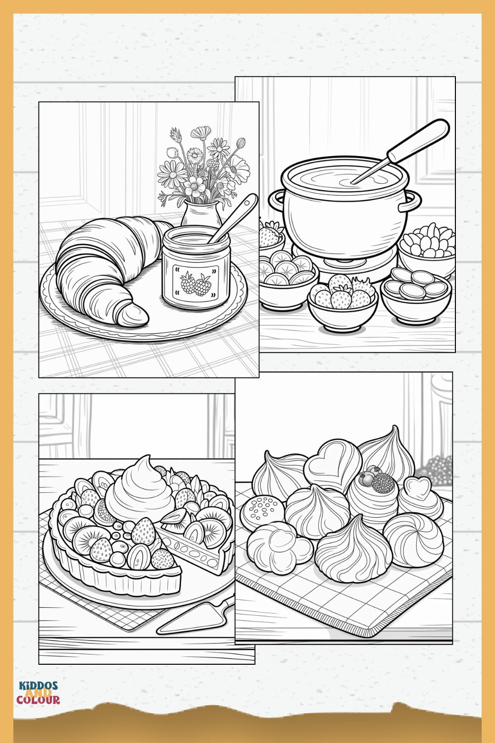 Sweet Treats Colouring Book: 30+ Dessert Pages for Kids (Digital Download)