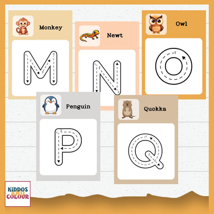 Uppercase Letter Tracing Workbook, Learning to write for Pre-schoolers – Alphabet Practice & Printable Writing Pages for Kids Learning Fun