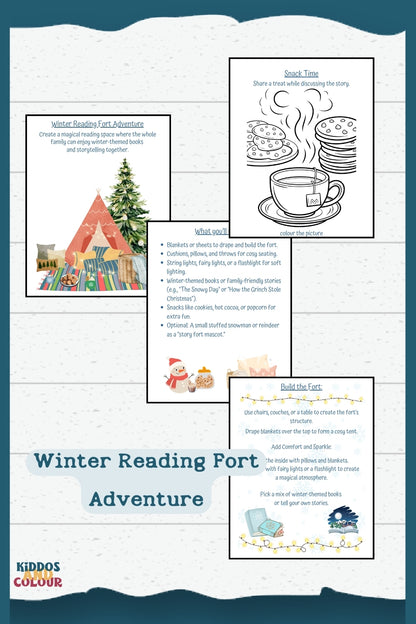 Winter Activity Book for Kids, Printable Christmas Worksheets, Colouring Pages, Puzzles, Mazes and more!