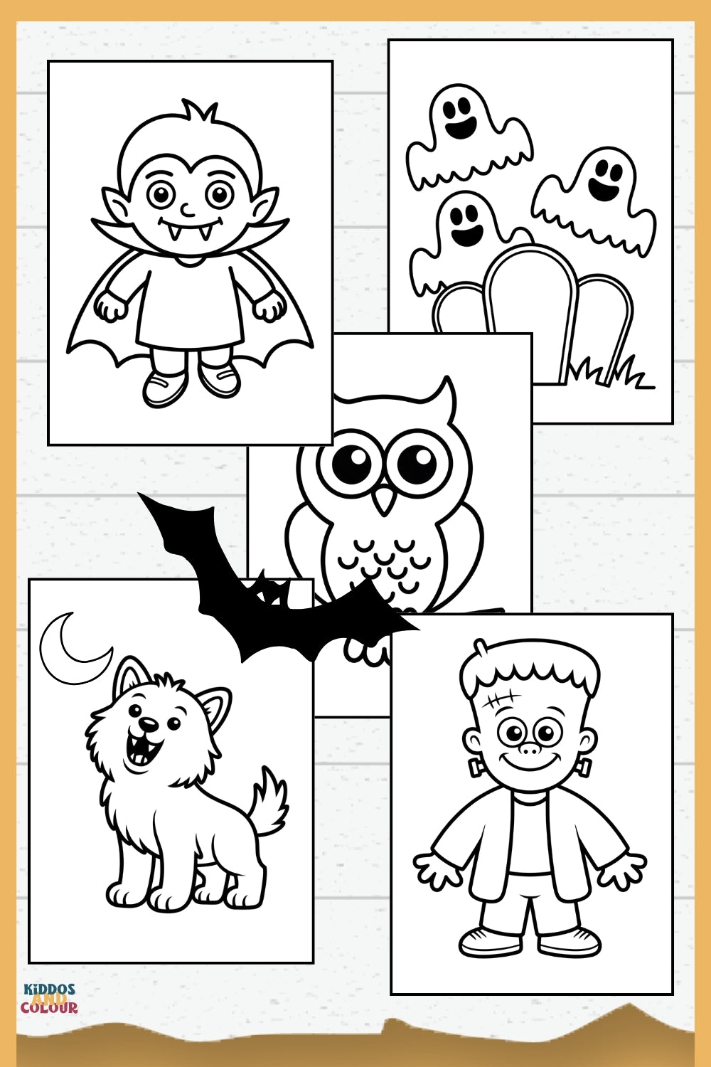 Halloween for Toddlers Colouring Book | 25 colouring Pages for Toddlers and Pre-schoolers | Activity Book | Digital Downloads