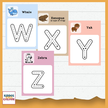 Uppercase Letter Tracing Workbook, Learning to write for Pre-schoolers – Alphabet Practice & Printable Writing Pages for Kids Learning Fun