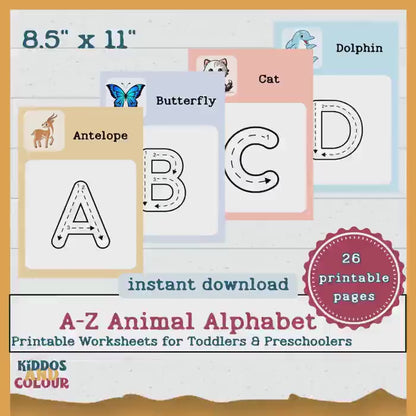 Uppercase Letter Tracing Workbook, Learning to write for Pre-schoolers – Alphabet Practice & Printable Writing Pages for Kids Learning Fun