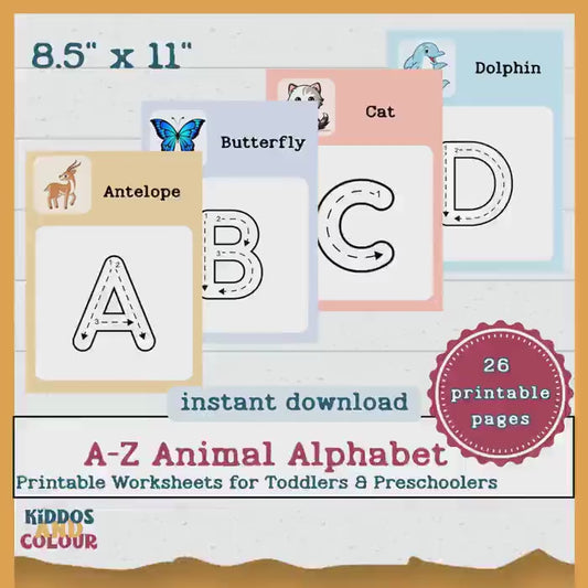 Uppercase Letter Tracing Workbook, Learning to write for Pre-schoolers – Alphabet Practice & Printable Writing Pages for Kids Learning Fun